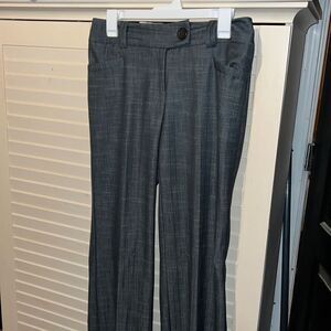 Ingredients gray, classic wide, leg trousers, size 4